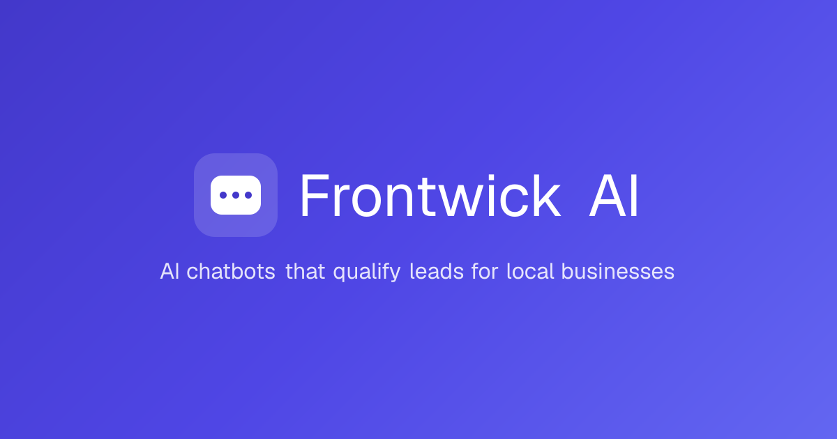 Frontwick AI